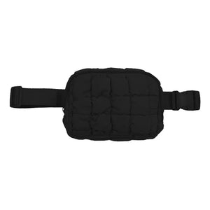 Quilted Puffer Waist Bag