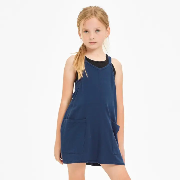 Relaxed Tank Dress Navy