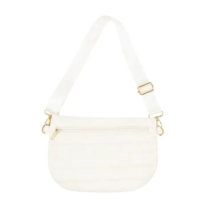 Puffer Messenger Crossbody Shoulder Bag