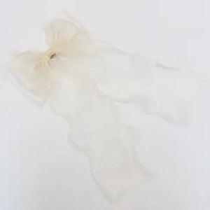 Oversized Sheer Hair Bow