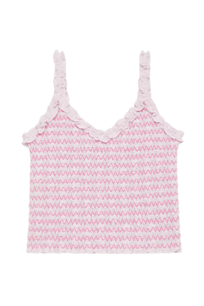 Baby Pink Shari Embroidered Top