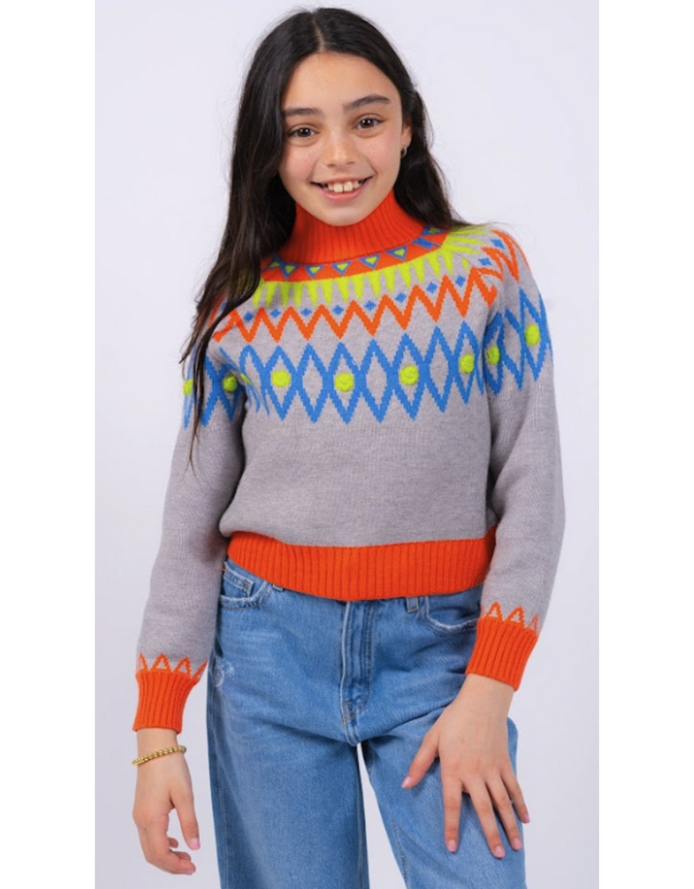Aubrey Fair Isle Multi Sweater