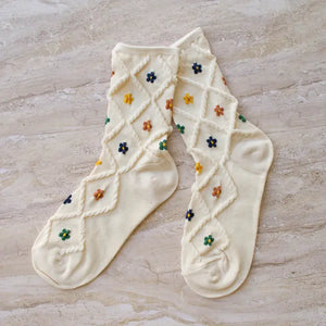 Ann Cottage Floral Socks