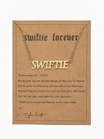 Swiftie Stainless Steel Letter Necklace