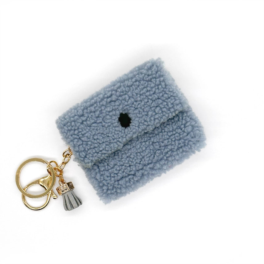 Fuzzy Coin Purse Key Chain