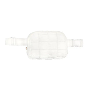 Quilted Puffer Waist Bag