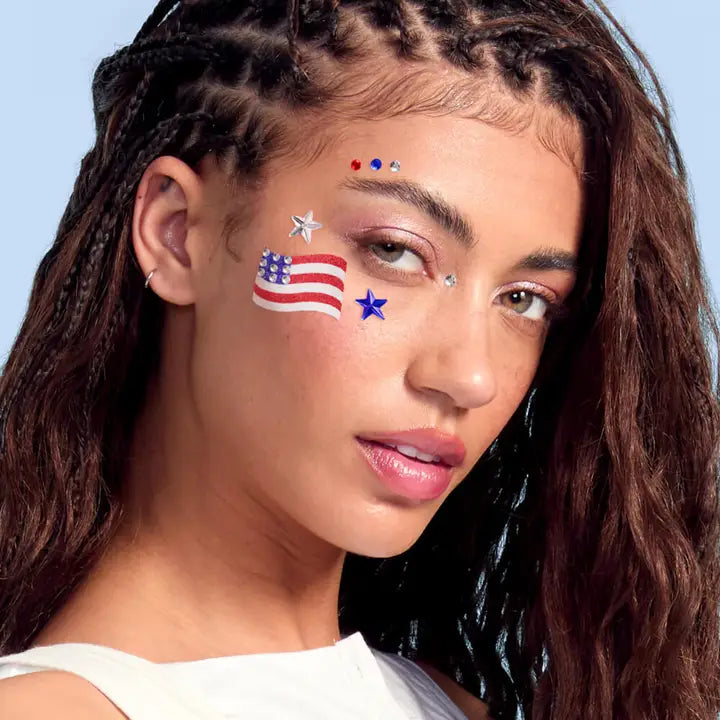 Americana Face Gem Set