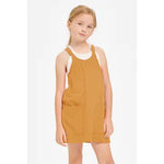 Mustard Relaxed Tank Dress