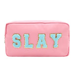 SLAY Light Pink Cosmetic Bag