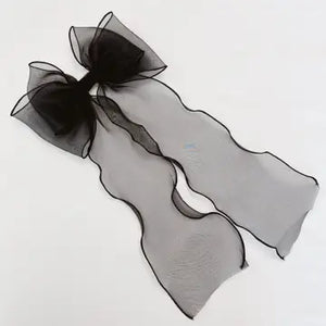 Oversized Sheer Hair Bow