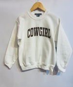 Cowgirl Oversized White Pullover