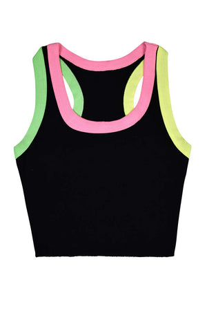 Black Multi Trim Liv Tank