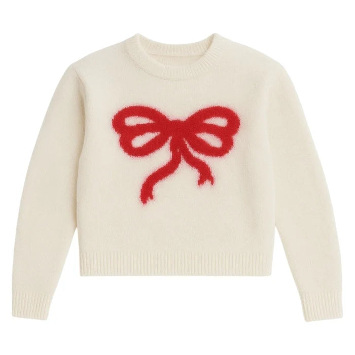 Maggie Intarsia Crew Sweater (2 Color Options)