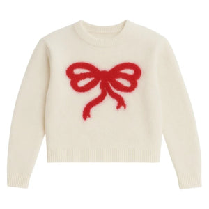 Maggie Intarsia Crew Sweater (2 Color Options)