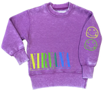 Nirvana Nevermind Plum Crewneck