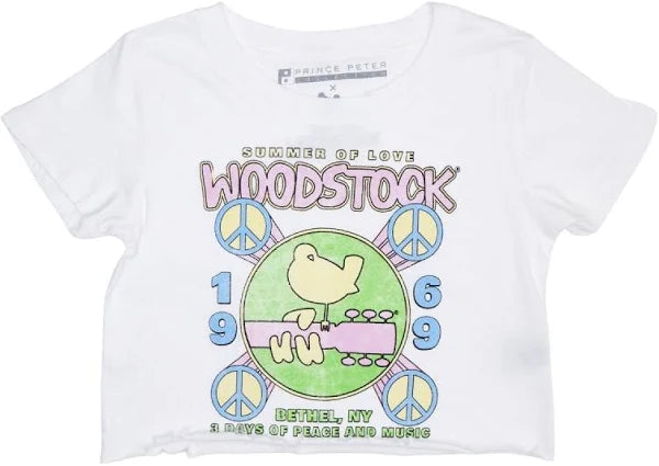 Summer of Love Woodstock Crop Tee