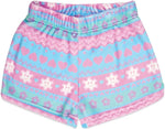 Fair Isle Plush Shorts