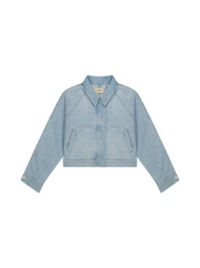 Poolside Denim Bomber Jacket