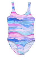 Water Hues Tie-Back Swimsuit