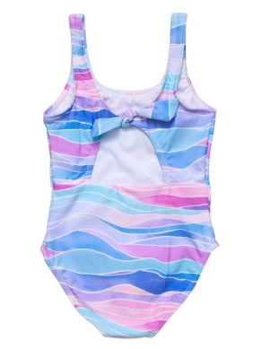 Water Hues Tie-Back Swimsuit