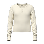 Vanilla Long Sleeve Henley Shirt