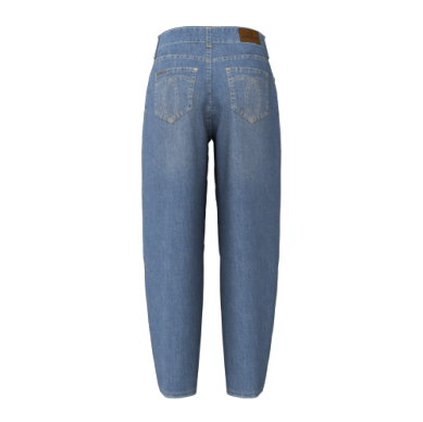 Stephanie High Rise Barrel Jean
