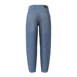 Stephanie High Rise Barrel Jean