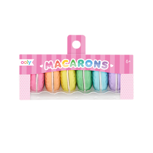 Macaron Scented Erasers - Set of 6