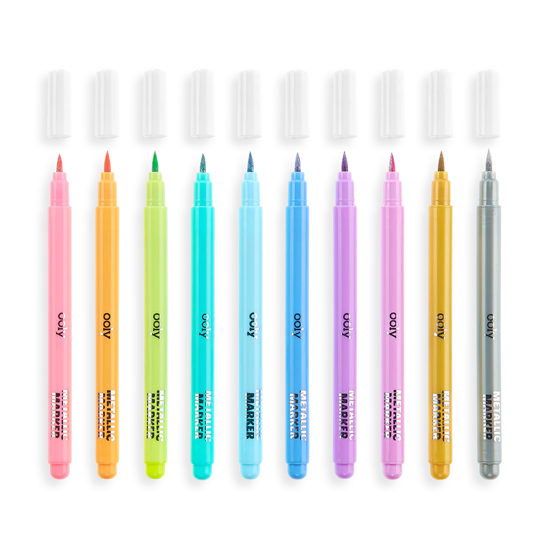 Color Luste Metallic Brush Markers