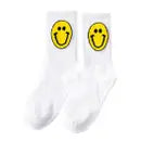Smiley Face Crew Socks
