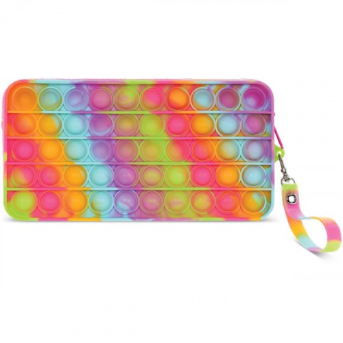 Rainbow Tie Dye Popper Pencil Case