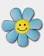 Blue Smiling Daisy Pillow