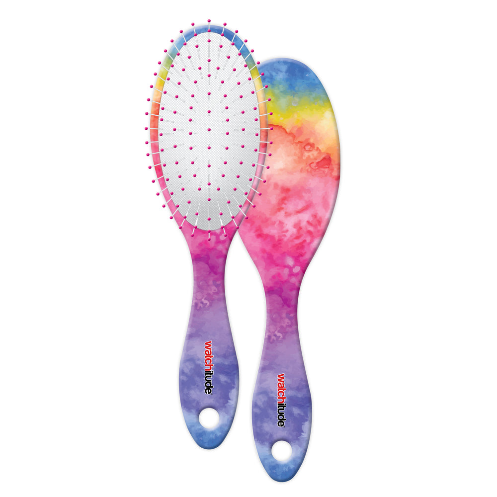 Rainbow Tie-Dye Scented Hairbrush