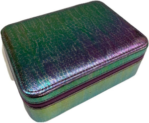 Iridescent Purple & Turquoise Jewelry Box