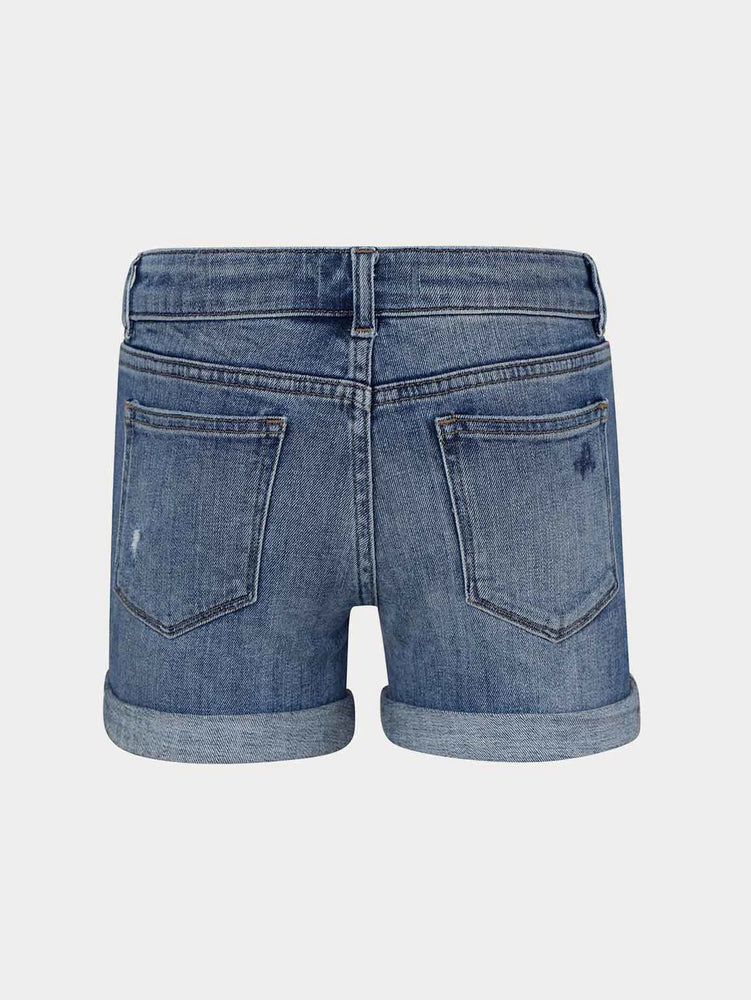 DL 1961 Piper Cuffed Jean Shorts- Dorado