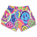 Spray Paint Smiles Plush Shorts