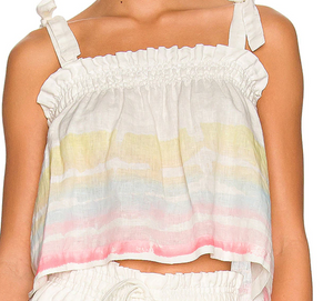 Painted Scala Stripe Flowy Tank