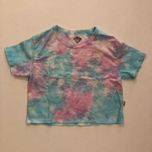 Short Sleeve Tie Dye Crop Tee