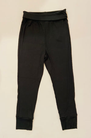 Spiritual Gangster Black Rib Joggers