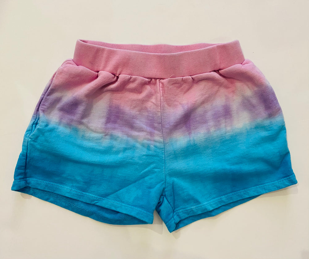 Pink/Blue Tie Dye Shorts