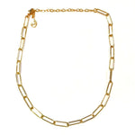 Sasha Gold Paperclip  Choker