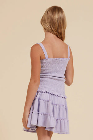 Periwinkle Smocked Tube Top