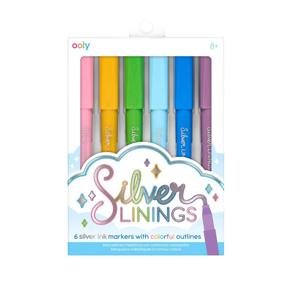 Silver Linings Markers-Set of6