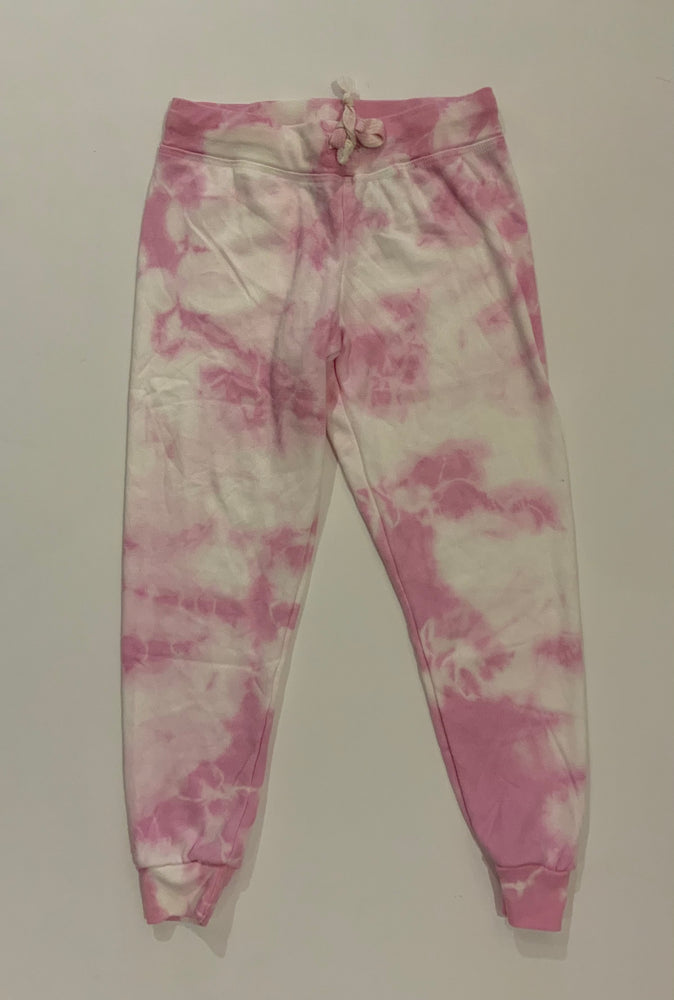 Cuffed Sweatpants Pink Tie Dye