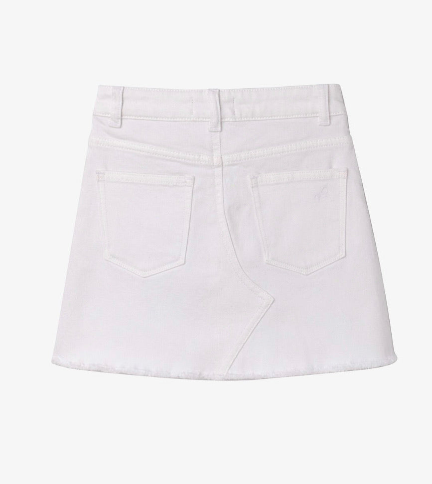 White Denim Jenny Skirt Palmetto Bay