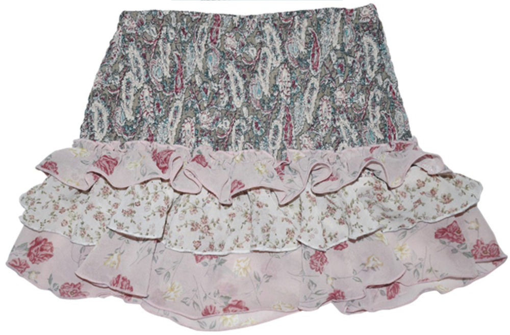 Pink Rose Chiffon Skirt