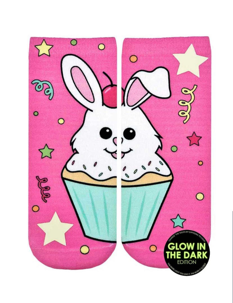 Bunny Cupcake Ankle Socks