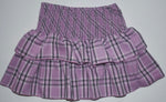 Lilac & Black Plaid Skirt