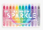 Rainbow Sparkle Metallic Watercolor Gel Crayons