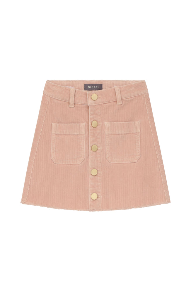 Rose Corduroy Skirt